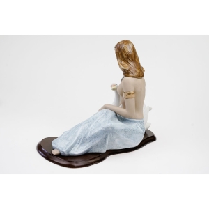 61207 NADAL EGIPSKA KOBIETA KLEOPATRA Z ŁABĘDZIEM DUŻA CERAMICZNA FIGURA (5).jpg