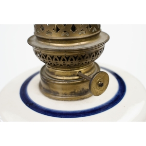 61209 ŚLICZNA CERAMICZNA LAMPA NAFTOWA W KWIATKI POWOJE (3).jpg