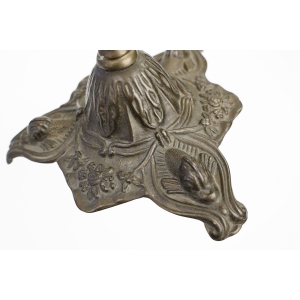 61209 ŚLICZNA CERAMICZNA LAMPA NAFTOWA W KWIATKI POWOJE (5).jpg