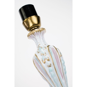 61341 CAPODIMONTE DUŻA PORCELANOWA LAMPA RĘCZNIE MALOWANA PLASTYCZNE KWIATY (3).jpg
