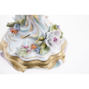 61341 CAPODIMONTE DUŻA PORCELANOWA LAMPA RĘCZNIE MALOWANA PLASTYCZNE KWIATY (4).jpg