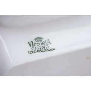 61397 VICTORIA ŚLICZNY PORCELANOWY KABARET DZIELONA PATERA Z PTASZKAMI (6).jpg