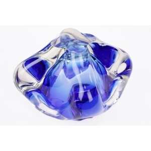 61425 CHŘIBSKÁ J. HOSPODKA KOBALTOWA ŻARDINIERA POPIELNICA WAZON DESIGN Z LAT 60-TYCH (4).jpg