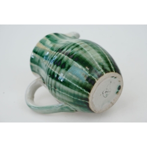 61827 CERAMICZNY MLECZNIK DZBANUSZEK W ZIELONYM KOLORZE (4).jpg