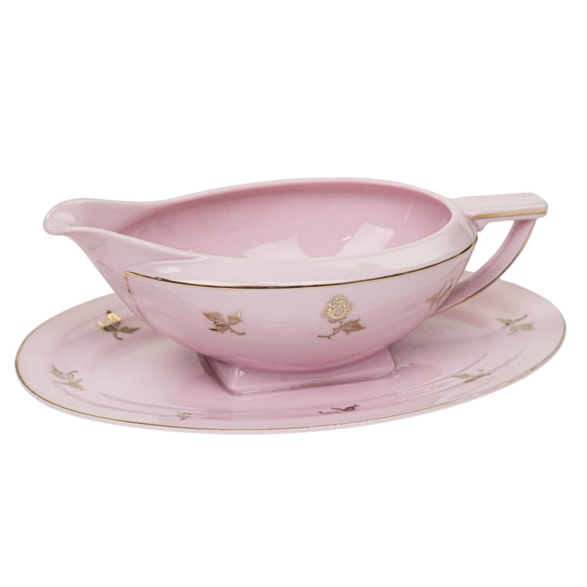 62095 EPIAG RÓŻOWA PORCELANA SOSJERKA W ZŁOTE RÓŻE (1).jpg