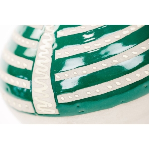 62109 SWIETNY GLINIANY WAZON SIWAK RĘCZNIE MALOWANY (3).jpg