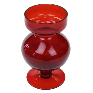 S. SADOWSKI RUBINOWY PIĘKNY WAZON ŚWIECZNIK