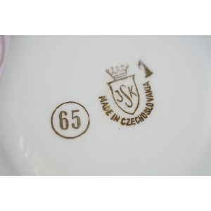 60906 STRUŽNA RÓŻOWA FILIŻANKA ZE SPODKIEM ZŁOTE ORNAMENTY (6).JPG