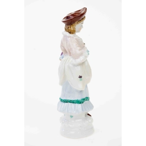 62485 JAPONIA FIGURKA DAMA W KAPELUSZU RĘCZNIE MALOWANA (4).jpg