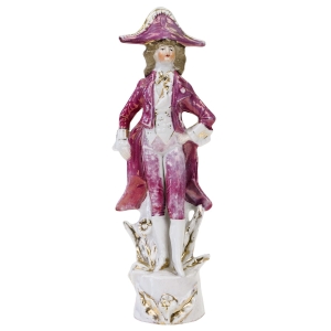 CIEKAWA RĘCZNIE MALOWANA FIGURKA KAWALERA