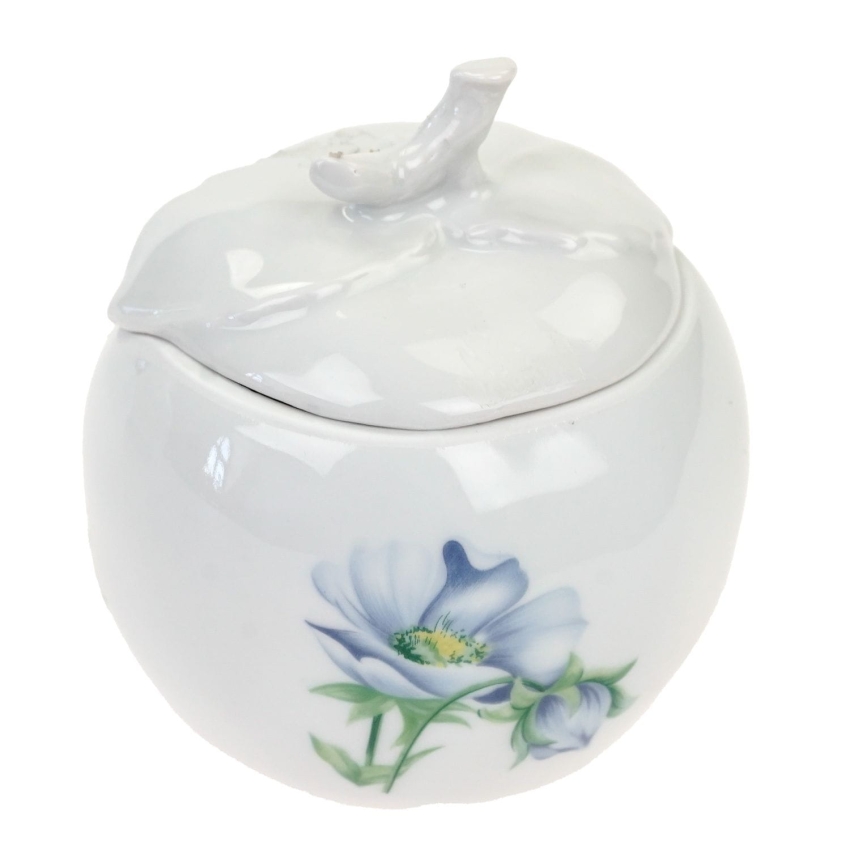 62638 LIMOGES L. LOURIEUX JABŁKO POJEMNIK BOMBONIERKA BŁĘKITNE ANIEMONY (1).jpg