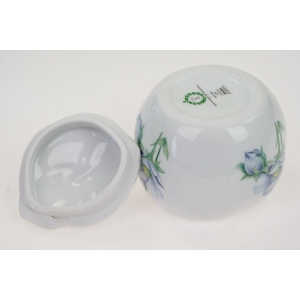 62638 LIMOGES L. LOURIEUX JABŁKO POJEMNIK BOMBONIERKA BŁĘKITNE ANIEMONY (5).jpg