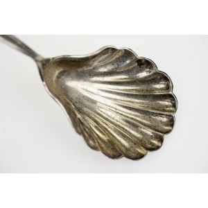 62700 SREBRO PRÓBA 800 ŁYŻKA SERWINGOWA MUSZLA Z RÓŻĄ WAGA 51 G (2).jpg