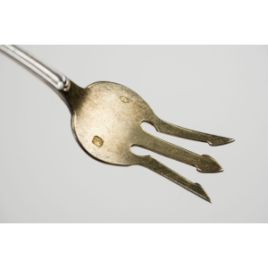 62707 FRANCJA CUDOWNY SREBRNY WIDELCZYK DO DO DESERÓW OWOCÓW WAGA 21,4 G (5).jpg