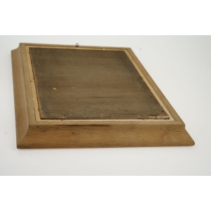 62731 OLEJ NA DESCE KWIATY MAKÓW W WAZONIE W RAMIE SYGNOWANY (6).jpg