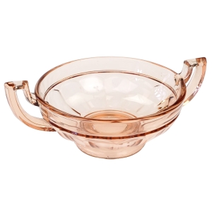 VAL SAINT LAMBERT NOEMIE ŚLICZNA ŁOSOIOWA PATERA Z USZAMI ART-DECO MNIEJSZA