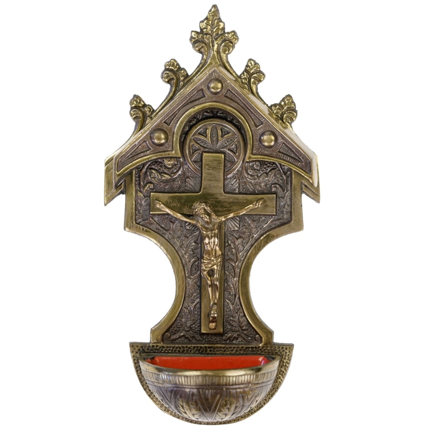 62847 STARA MOSIĘŻNA KROPIELNICA PIĘKNIE WYKONANA (1).jpg