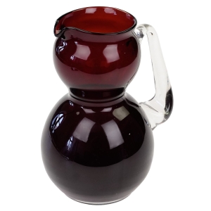 62934 RUBINOWY DZBANEK SZKŁO ARTYSTYCZNE BAŁWANEK (1).jpg