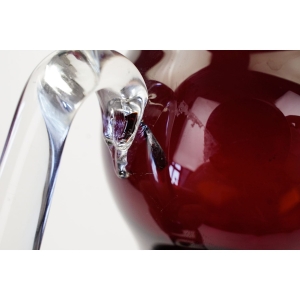 62934 RUBINOWY DZBANEK SZKŁO ARTYSTYCZNE BAŁWANEK (7).jpg