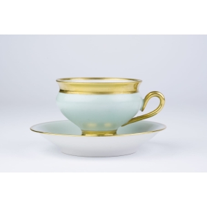 38921 KPM KOPENHAGA TURKUSOWA FILIŻANKA ZE SPODKIEM (2).jpg