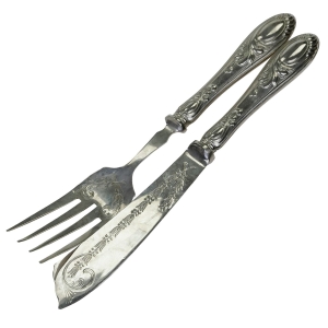 63066 NOUVEAU SZTUĆCE DO SERWOWANIA RYB PLATEROWANY SREBREM (1).jpg