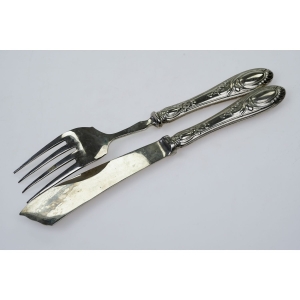 63066 NOUVEAU SZTUĆCE DO SERWOWANIA RYB PLATEROWANY SREBREM (2).jpg