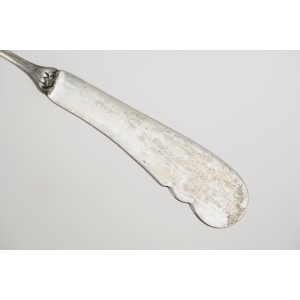 63073 SREBRO PRÓBA 800 NOŻYK DO MASŁA BARDZO ELEGANCKI Z RÓŻĄ WAGA 14,7 G (3).jpg