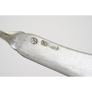 63073 SREBRO PRÓBA 800 NOŻYK DO MASŁA BARDZO ELEGANCKI Z RÓŻĄ WAGA 14,7 G (5).jpg