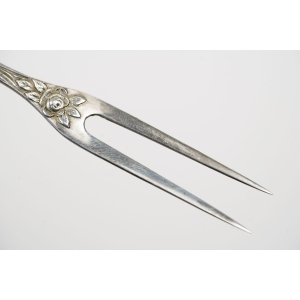 63075 ANTIKO WIDELEC ZAKĄSKOWY Z RÓŻĄ SREBRO PRÓBY 800 WAGA 16,4 G (4).jpg