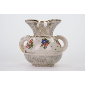 63118 BELGIA CERAMICZNY WAZON Z USZAMI Z LAT 50-TYCH (2).jpg