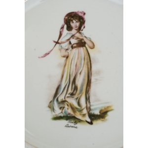 63140 LORD NELSON POTTERY PIĘKNA PATERA Z DAMĄ PINKIE TH. LAWRENCE'A (3).jpg