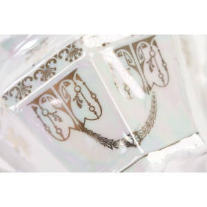 63167 SECESJA STARA OPALIZOWANA CUKIERNICA ZŁOTE GIRLANDY (7).jpg