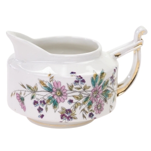 MLECZNIK DZBANUSZEK DO ŚMIETANKI RĘCZNIE MALOWANE KWIATKI