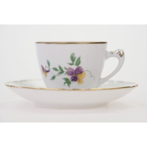 63240 BING &amp; GRONDAHL MOKKA ZE SPODKIEM RĘCZNIE MALOWANE KWIATUSZKI IV (2).jpg