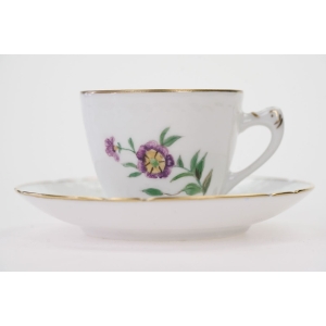 63241 BING &amp; GRONDAHL MOKKA ZE SPODKIEM RĘCZNIE MALOWANE KWIATUSZKI V (2).jpg