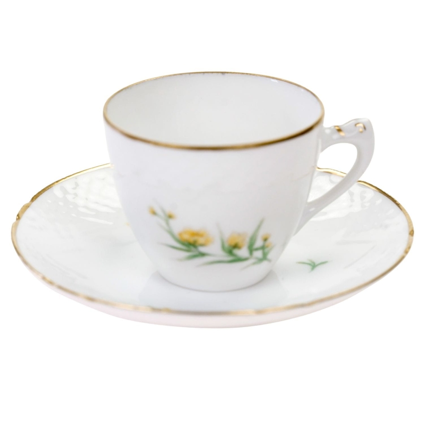 63242 BING &amp; GRONDAHL MOKKA ZE SPODKIEM RĘCZNIE MALOWANE KWIATUSZKI VI (1).jpg