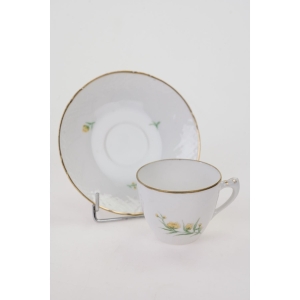 63242 BING &amp; GRONDAHL MOKKA ZE SPODKIEM RĘCZNIE MALOWANE KWIATUSZKI VI (4).jpg