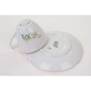 63242 BING &amp; GRONDAHL MOKKA ZE SPODKIEM RĘCZNIE MALOWANE KWIATUSZKI VI (5).jpg