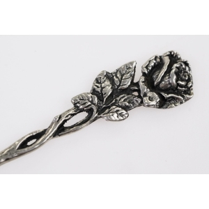 63263 SREBRO 800 RÓŻA NOŻYK DO SERA LUB KAWIORU WAGA 13,5 G (2).jpg