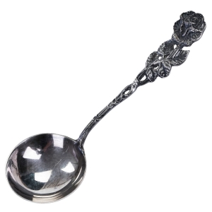 63405 WIDMANN PLATEROWANA SREBREM ŁYŻECZKA DO KONFITUR Z RÓŻĄ Z HILDESHEIM (1).jpg
