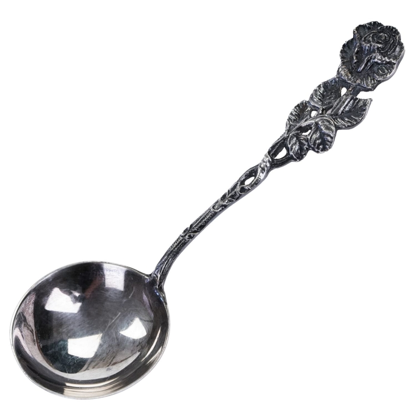 63405 WIDMANN PLATEROWANA SREBREM ŁYŻECZKA DO KONFITUR Z RÓŻĄ Z HILDESHEIM (1).jpg