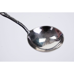 63405 WIDMANN PLATEROWANA SREBREM ŁYŻECZKA DO KONFITUR Z RÓŻĄ Z HILDESHEIM (3).jpg