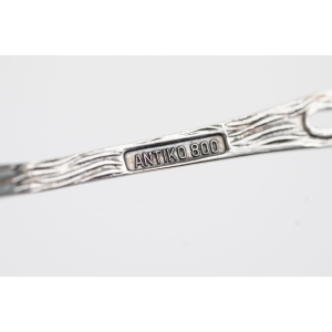 63411 ANTIKO NOŻYK DO KAWIORU SERA Z RÓŻĄ SREBRO PRÓBY 800 WAGA 10 G (3).jpg