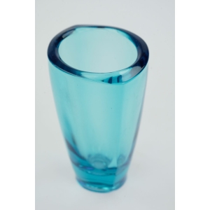 63466 HEŘMANOVA HUŤ F. VIZNER TURKUSOWY DESIGNERSKI WAZON (3).jpg