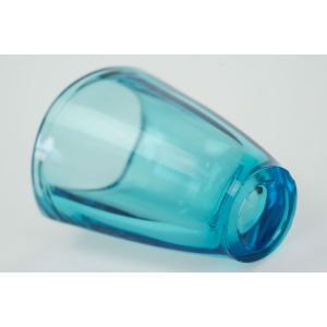 63466 HEŘMANOVA HUŤ F. VIZNER TURKUSOWY DESIGNERSKI WAZON (4).jpg