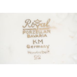 63489 ROYAL KM ZGRABNY SELEDYNOWY WAZON Z BUKIETEM RÓŻ (5).jpg