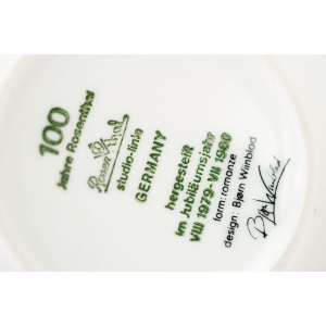 63498 BJORN WIINBLAD ROSENTHAL KOBALTOWE KWIATY WAZON (4).jpg
