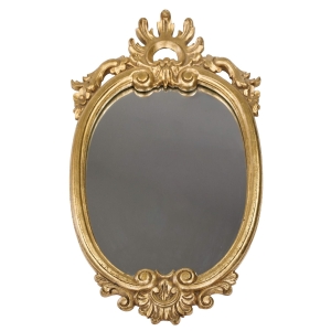 63533 PIĘKNE STYLIZOWANE LUSTRO W ZŁOTEJ RAMIE BARDZO ZDOBNE (1).jpg