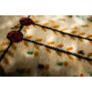 63560 SECESJA OBRUS KILIM GOBELIN WIEŃCE RÓŻ SYGNOWANY SACHS 188 X 145 CM (5).jpg