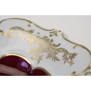 63631 WEIMAR ILSE CUDOWNA PATERA RĘCZNIE MALOWANA I BOGATO ZŁOCONA (4).jpg